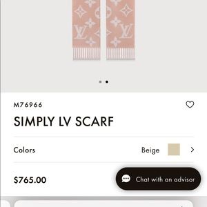 Authentic Louis Vuitton scarf